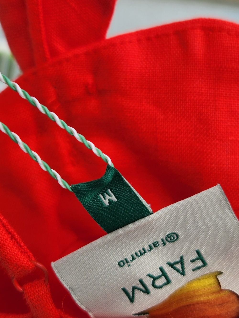 FARM Rio Red Leaf-Appliqué Mini Dress - Picture 3 of 5